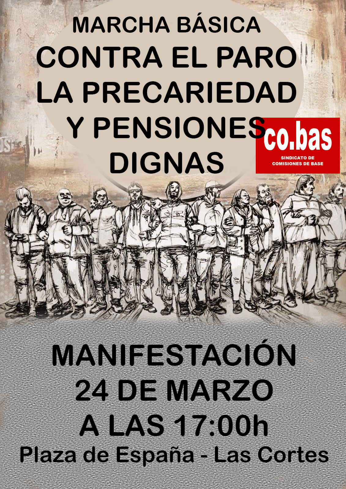 24M Contra el Paro y la Precariedad - co.bas