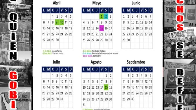 Calendario Fedeco Canarias