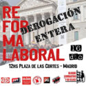 CONCENTRACIÓN POR LA DEROGACIÓN REFORMA LABORAL