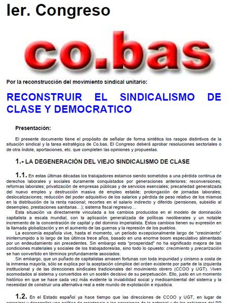 Primer Congreso co.bas 2006